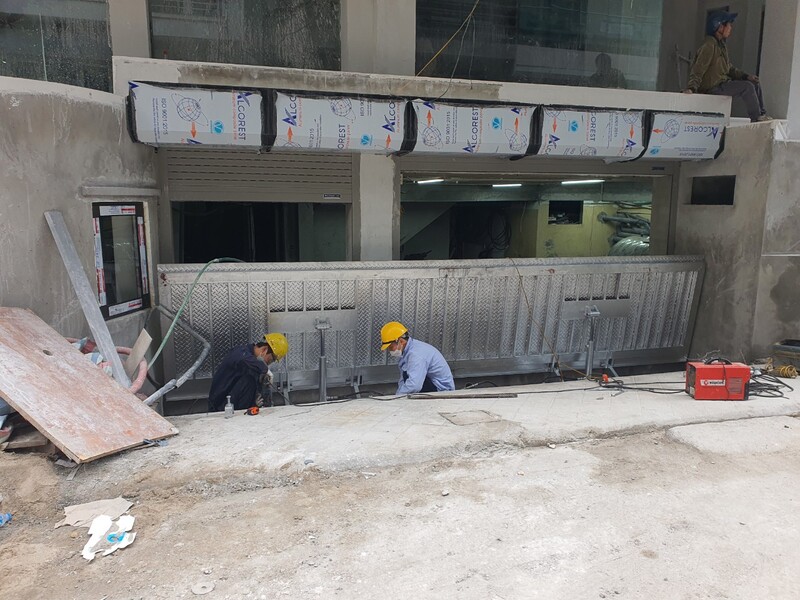 Cửa chống ngập tự động tại quận Hoàn Kiếm